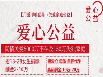 闽清捐卵助孕生子 爱心志愿者招募